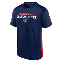 NHL Columbus Blue Jackets Fanatics Authentic Pro Rink Tech T-Shirt