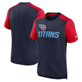 Color Block Team Name T-Shirt - Tennessee Titans T-shirts
