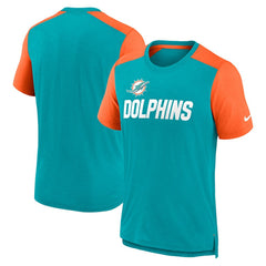Color Block Team Name T-Shirt - Miami Dolphins T-shirts