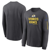 Team Slogan Long Sleeve T-Shirt - Los Angeles Rams T-shirts