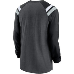 Tri-Blend Raglan Athletic Long Sleeve Fashion T-Shirt - Las Vegas Raiders T-shirts