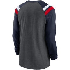 Tri-Blend Raglan Athletic Long Sleeve Fashion T-Shirt - Tennessee Titans T-shirts