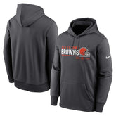 Prime Logo Name Split Pullover Hoodie - Cleveland Browns Hoodies