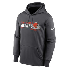 Prime Logo Name Split Pullover Hoodie - Cleveland Browns Hoodies