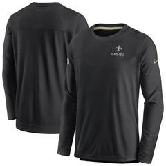 Sideline Lockup Performance Pullover Sweatshirt - New Orleans Saints Pullover