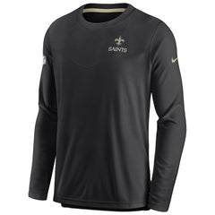 Sideline Lockup Performance Pullover Sweatshirt - New Orleans Saints Pullover