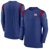 Sideline Tonal Logo Performance Player Long Sleeve T-Shirt - New York Giants T-shirts