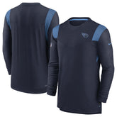 Sideline Tonal Logo Performance Player Long Sleeve T-Shirt - Tennessee Titans T-shirts