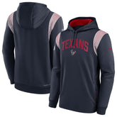 Sideline Athletic Stack Performance Pullover Hoodie - Houston Texans Hoodies