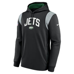 Sideline Athletic Stack Performance Pullover Hoodie - New York Jets Hoodies