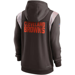 Performance Sideline Lockup Full-Zip Hoodie - Cleveland Browns Hoodies