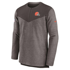 Sideline Lockup Performance Quarter-Zip Top - Cleveland Browns Tops