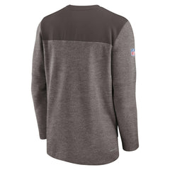 Sideline Lockup Performance Quarter-Zip Top - Cleveland Browns Tops