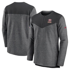 Sideline Lockup Performance Quarter-Zip Top - San Francisco 49ers Tops