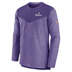 Sideline Lockup Performance Quarter-Zip Top - Minnesota Vikings Tops