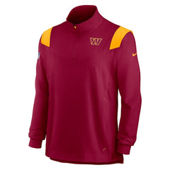Sideline Coach Chevron Lockup Quarter-Zip Long Sleeve Top - Washington Commanders Tops
