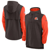 Sideline Player Quarter-Zip Hoodie - Cleveland Browns Hoodies