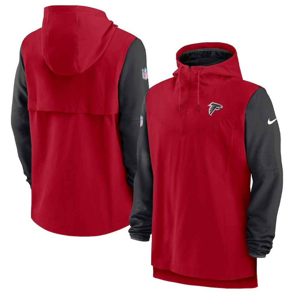 Sideline Player Quarter-Zip Hoodie - Atlanta Falcons Hoodies