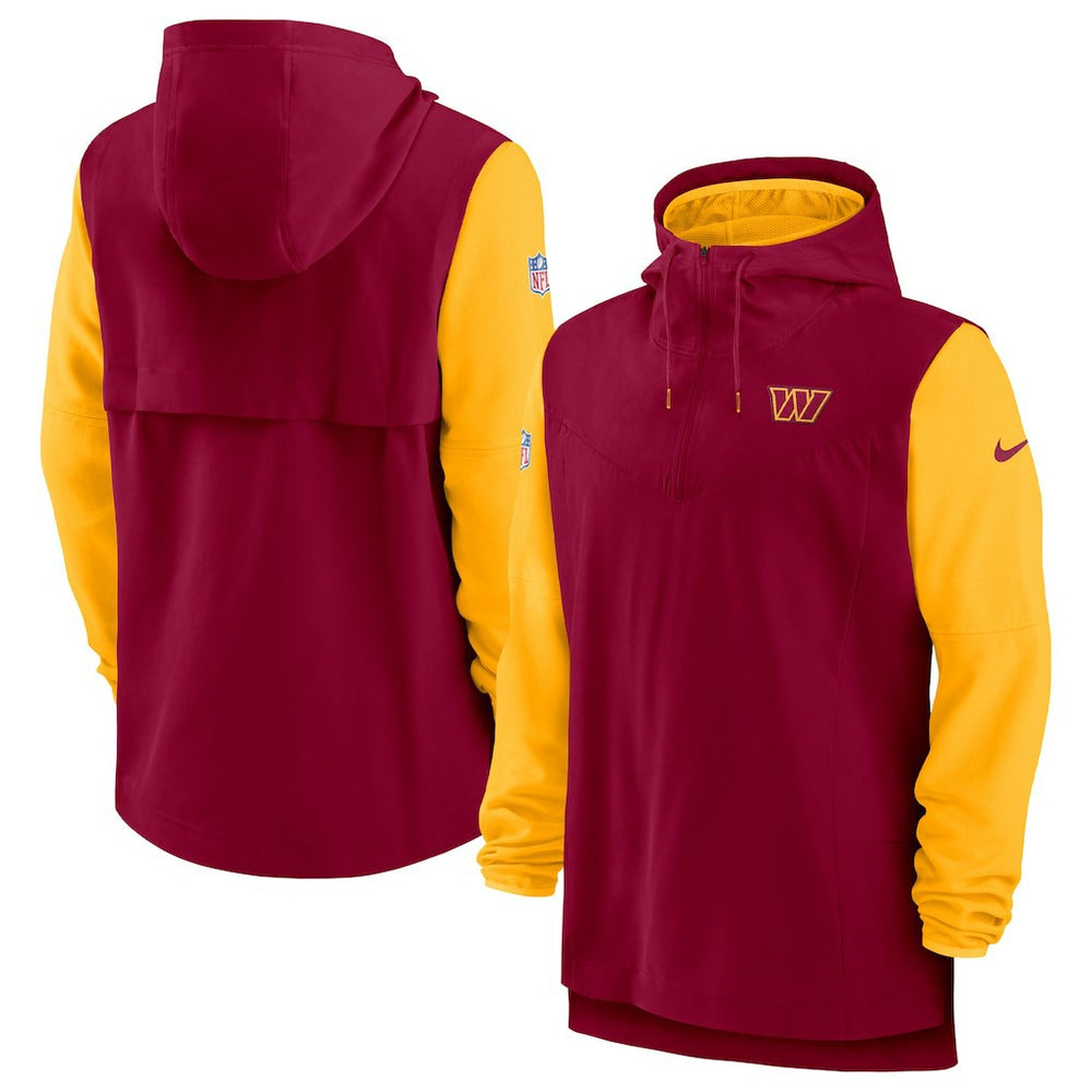 Sideline Player Quarter-Zip Hoodie - Washington Commanders Hoodies