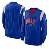 Sideline Athletic Stack V-Neck Pullover Windshirt Jacket - Buffalo Bills Pullover