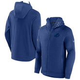 NHL Tampa Bay Lightning Fanatics Authentic Pro Road Tech Lightweight Full-Zip Hoodie Jacket