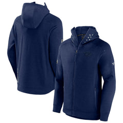 NHL Nashville Predators Fanatics Authentic Pro Road Tech Lightweight Full-Zip Hoodie Jacket