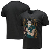 Trevor Lawrence Majestic Threads Tri-Blend Player Graphic T-Shirt - Jacksonville Jaguars T-shirts