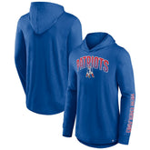 Front Runner Long Sleeve Hooded T-Shirt - New England Patriots T-shirts