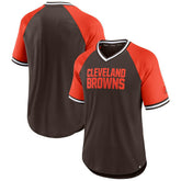 Second Wind Raglan V-Neck T-Shirt - Cleveland Browns T-shirts