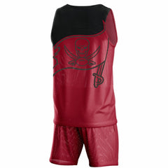 FOCO Colorblock Mesh V-Neck & Shorts Set - Tampa Bay Buccaneers Shorts