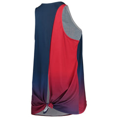 Navy Boston Red Sox FOCO Women's Gradient Tie-Back Racerback Tank Top
