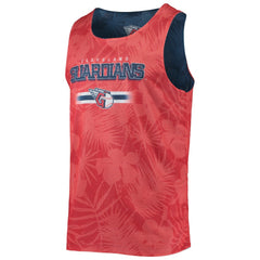 Navy Cleveland Guardians FOCO Floral Reversible Mesh Tank Top