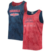 Red St. Louis Cardinals FOCO Floral Reversible Mesh Tank Top