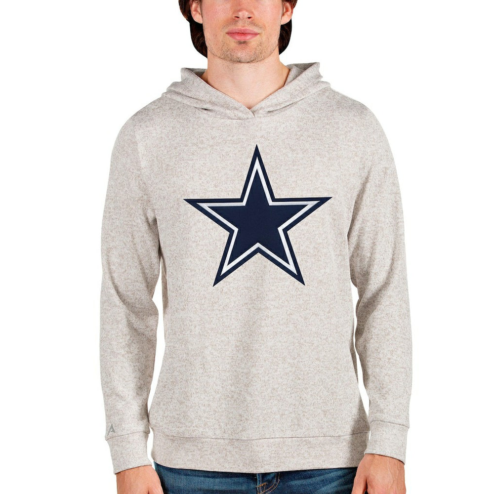 Antigua Absolute Logo Pullover Hoodie - Dallas Cowboys Hoodies