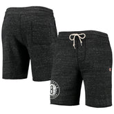 Brooklyn Nets Homage Primary Logo Tri-Blend Sweat Shorts