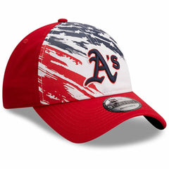 Red Athletics New Era 2022 4th of July 9TWENTY Adjustable Hat