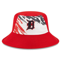 Red Detroit Tigers New Era 2022 4th of July Bucket Hat