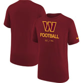 Youth Sideline Legend Performance T-Shirt - Washington Commanders T-shirts