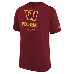 Youth Sideline Legend Performance T-Shirt - Washington Commanders T-shirts