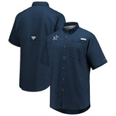 Tamiami Omni-Shade Button-Down Short Sleeve Shirt - Dallas Cowboys Shorts