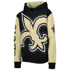 Youth Poster Board Full-Zip Hoodie - New Orleans Saints Hoodies