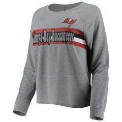 Juniors All Striped Up Raglan Long Sleeve T-Shirt - Tampa Bay Buccaneers T-shirts