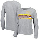 Juniors All Striped Up Raglan Long Sleeve T-Shirt - Washington Commanders T-shirts