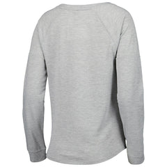 Juniors All Striped Up Raglan Long Sleeve T-Shirt - Las Vegas Raiders T-shirts