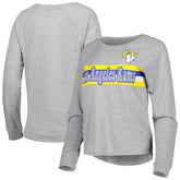 Juniors All Striped Up Raglan Long Sleeve T-Shirt - Los Angeles Rams T-shirts