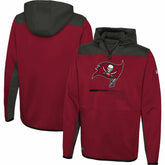 Combine Authentic Hard Hitter Pullover Hoodie - Tampa Bay Buccaneers Hoodies