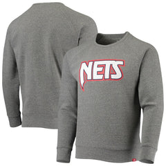 Brooklyn Nets Sportiqe Moments Mixtape Harmon Raglan Pullover Sweatshirt