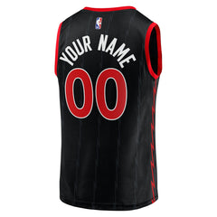 Fanatics Toronto Raptors Fast Break Replica Custom Jersey Black