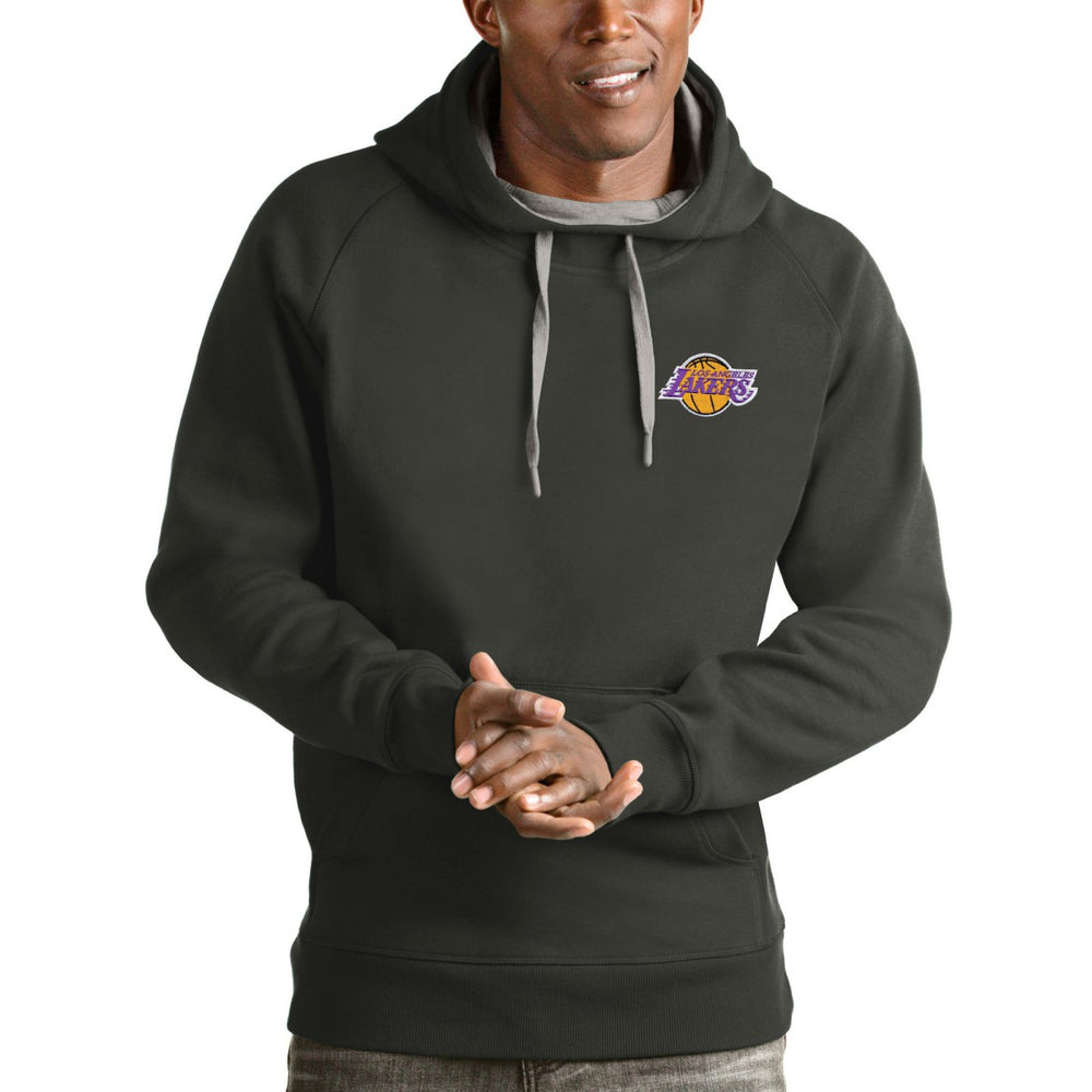 Los Angeles Lakers Antigua Victory Pullover Hoodie