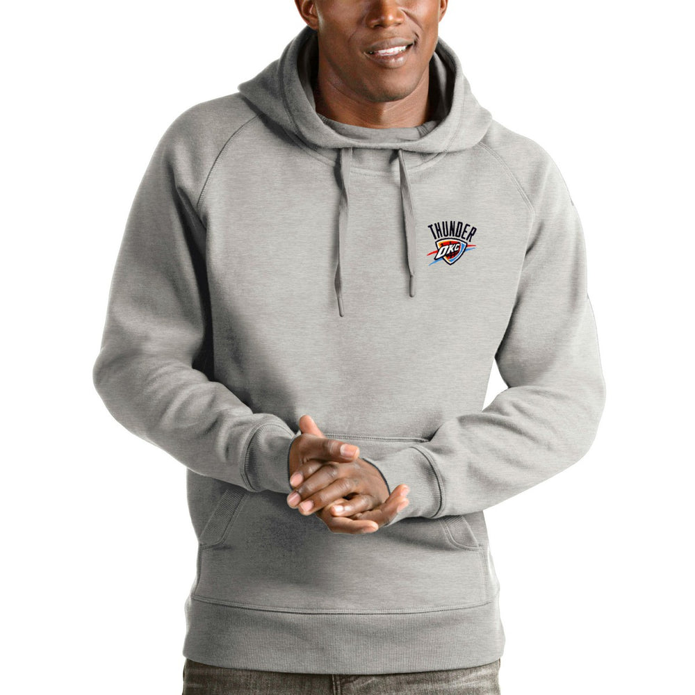 Oklahoma City Thunder Antigua Victory Pullover Hoodie